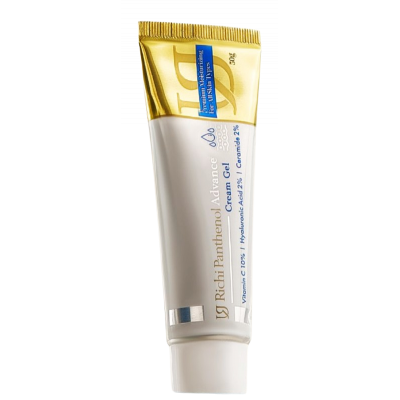 U RICHI PANTHENOL ADVANCE CREAM GEL WITH VITAMIN C , HYALURONIC ACID & CERAMIDE 50 GM